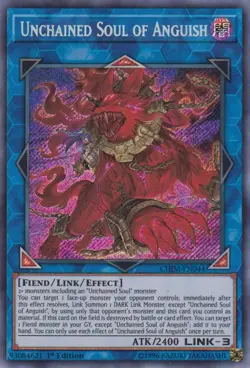 Yugioh! Unchained Soul of Anguish - CHIM-EN044 - Secret Rare - 1st Edition Near - Image 1