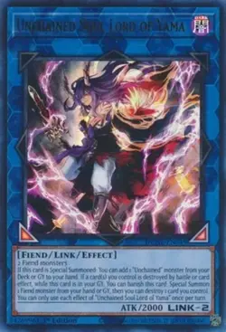 Yugioh! Unchained Soul Lord of Yama - DUNE-EN049 - Ultra Rare - 1st Edition Near - Image 1