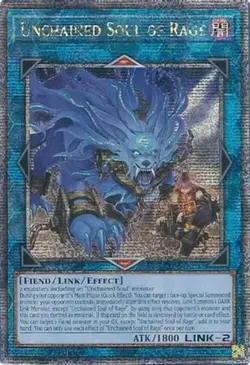 Yugioh! Unchained Soul of Rage - RA02-EN041 - Quarter Century Secret Rare - 1st - Image 1