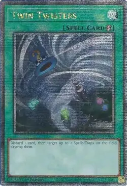 Yugioh! Twin Twisters - RA02-EN060 - Quarter Century Secret Rare - 1st Edition N - Image 1