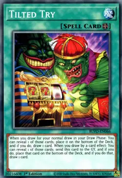 Yugioh! Tilted Try - BLVO-EN066 - Common - 1st Edition Near Mint, English - Image 1