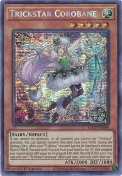 Yugioh! Trickstar Corobane - MP20-EN048 - Prismatic Secret Rare - 1st Edition Ne - Image 1