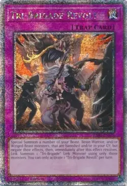 Yugioh! Tri-Brigade Revolt - RA01-EN079 - Quarter Century Secret Rare - 1st Edit - Image 1