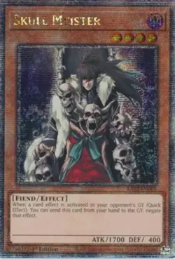 Yugioh! Skull Meister - RA02-EN005 - Quarter Century Secret Rare - 1st Edition N - Image 1