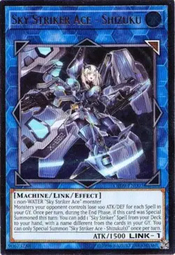 Yugioh! Sky Striker Ace - Shizuku - OP09-EN003 - Ultimate Rare - Unlimited Near - Image 1