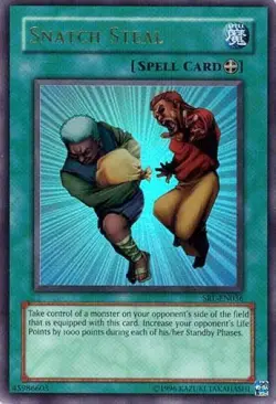 Yugioh! Snatch Steal - SRL-036 - Ultra Rare - Unlimited Edition Near Mint, Engli - Image 1