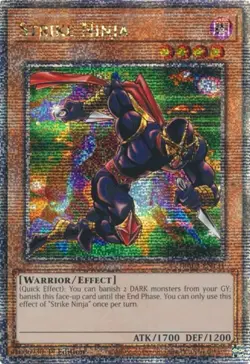 Yugioh! Strike Ninja - RA03-EN131 - Quarter Century Secret Rare - 1st Edition Ne - Image 1
