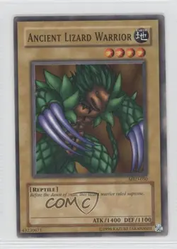 Ancient Lizard Warrior Unlimited YuGiOh Metal Raiders #MRD-050 2002 READ - Image 1