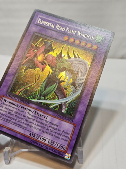 Elemental Hero Flame Wingman EHC1-EN004 Secret Rare Limited Edition Yugioh 7826 - Image 3