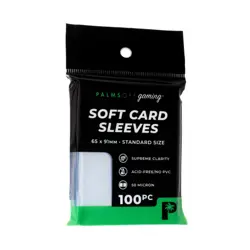 Palms Off Gaming - Soft Card Sleeves - Standard Size - 100pc - Image 1