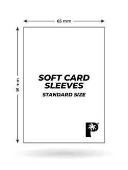 Palms Off Gaming - Soft Card Sleeves - Standard Size - 100pc - Image 2
