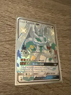 Pokemon TCG Zygarde GX Hidden Fates Holo Full Art Card SV65/SV94 - Image 2