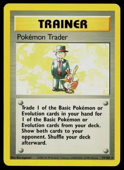 Pokemon Card - Pokemon Trader Base Set 77/102 Rare - Image 1