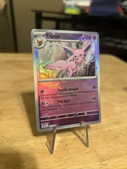 Pokemon TCG Prismatic Evolutions Espeon Card Master Ball 33/131 - Image 1