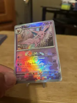 Pokemon TCG Prismatic Evolutions Espeon Card Master Ball 33/131 - Image 2