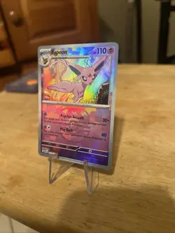 Pokemon TCG Prismatic Evolutions Espeon Card Master Ball 33/131 - Image 3