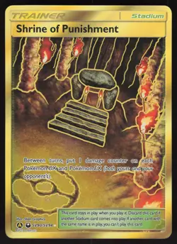 Shrine of Punishment SV90/SV94 Hidden Fates Holo Full Art Pokemon Card - Image 1