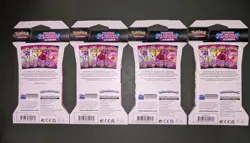 Fusion Strike Sealed Sleeved Pokemon Booster Card Artset Art Set - 4 Total Packs - Image 2