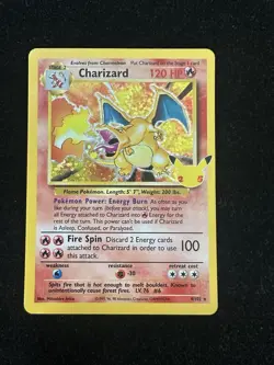 Charizard Celebrations Classic 4/102 Holo Base Set Pokemon Card 2021 Pack Fresh - Image 1