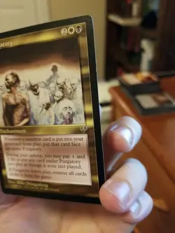 PURGATORY - Mirage - Magic Gathering Card - Reserved List - NM - Image 3