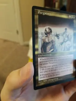 PURGATORY - Mirage - Magic Gathering Card - Reserved List - NM - Image 4