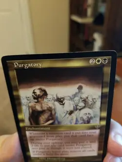 PURGATORY - Mirage - Magic Gathering Card - Reserved List - NM - Image 5