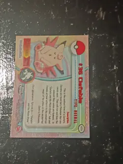 Pokemon Card Clefable #36 TOPPS Series 1 Blue Logo 1st Print NEAR MINT Non-Holo! - Image 2