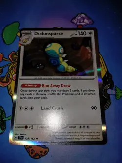Pokemon TCG CCG Card Scarlet Violet Temporal Forces Holo Dundunsparce 129/162 NM - Image 3