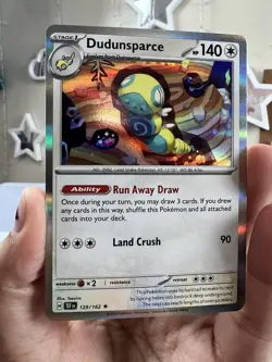 Pokemon Dundunsparce TCG Holo Card S&V Temporal Forces 129 162 - Image 1