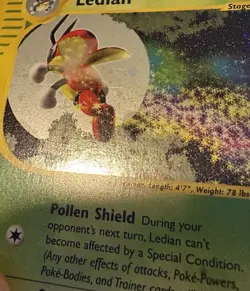 Ledian H14/H32 Skyridge Holo Rare WOTC Pokemon TCG Card - Image 5