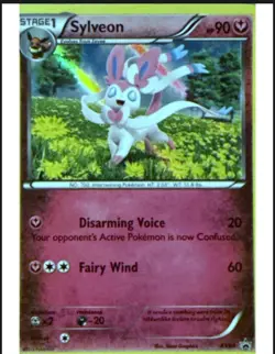 Pokemon Sylveon TCG Holo Promo Card XY XY04 Promo MP Condition - Image 4
