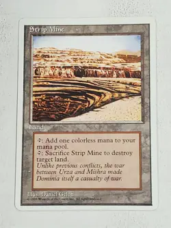 MTG Strip Mine (4th Edition/Land/U) - BGM - Image 1