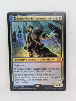 Emet-Selch Unsundered Prerelease FOIL MTG Magic Gathering FF Final Fantasy FFXIV - Image 1
