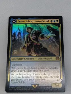 Emet-Selch Unsundered Prerelease FOIL MTG Magic Gathering FF Final Fantasy FFXIV - Image 3