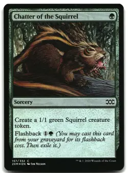 MTG Chatter of the Squirrel FOIL C Double Masters 157 LP - Image 1
