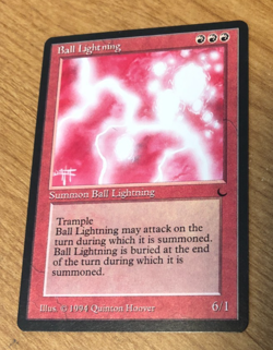MTG Ball Lightning The Dark NM - Image 1