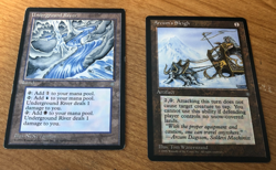 Magic the Gathering ~Underground River & Arcum's Sleigh Ice Age - Image 1