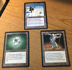 Adarkar Wastes , Adarkar Sentinel, & Hematic Tailsman- Ice Age (ICE) NM - Image 1