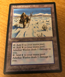Adarkar Wastes , Adarkar Sentinel, & Hematic Tailsman- Ice Age (ICE) NM - Image 5