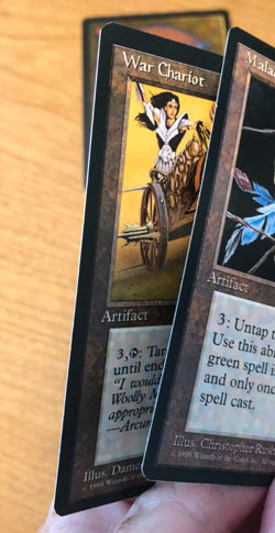 MTG ~ Karplusan Forest, Malachite Talisman, & War Chariot ~ ICE AGE ~ NM - Image 4