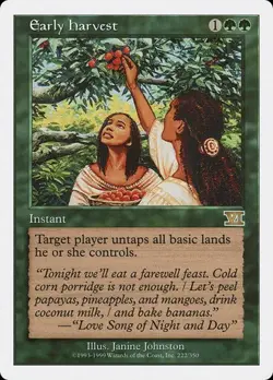 Early Harvest 6th Edition HP MTG - Image 1