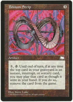 MTG Bosium Strip Weatherlight Rare LP Reserved List - Image 1