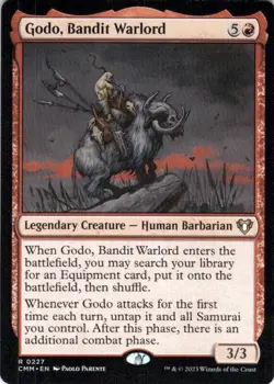 MTG Godo, Bandit Warlord (227) | NM | Commander Masters (CMM) pack fresh - Image 1