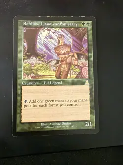 Rofellos, Llanowar Emissary (Urza's Destiny) MTG Magic The Gathering FAST Ship! - Image 1
