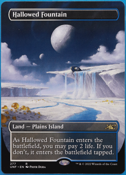 Hallowed Fountain (Borderless) Unfinity NM Extended / Full Art (504043) ABUGames - Image 1