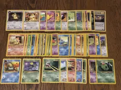 60 Card Lot 1st Edition Neo Gym Rocket WOTC Card Pokemon Vintage LP - Image 1
