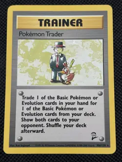 Pokemon Trader Rare regular Base Set 2 106/130 Lightly Played - Image 1
