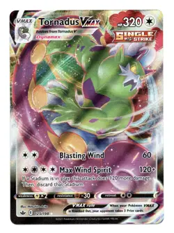 Pokemon TCG Tornadus VMAX Sword & Shield - Chilling Reign 125/198 Holo Ultra... - Image 1