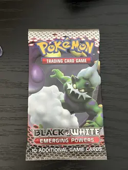Pokemon TCG Black and White Emerging Powers Booster Pack SEALED/NEW 820650106293 - Image 1