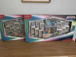 Pokemon Prismatic Evolutions Lucario Ex Tyranitar Ex Premium Collection-Set Of 2 - Image 2